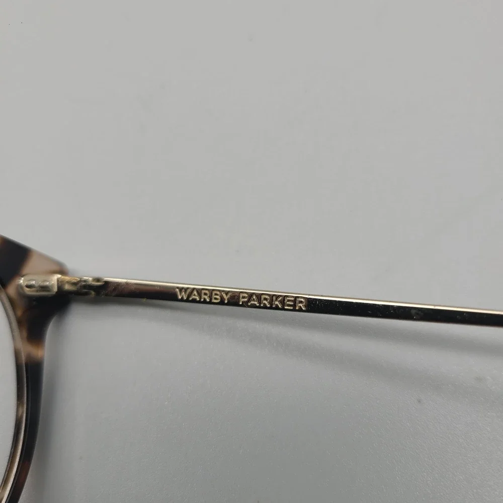 Warby Parker Langley W 7200 Tortoise Shell Round Cat Eye Eyeglasses 52-19-140